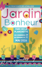 Jardin Bonheur Levallois - 30 et 31 mai 2026 - Maison Pêche et Nature 92