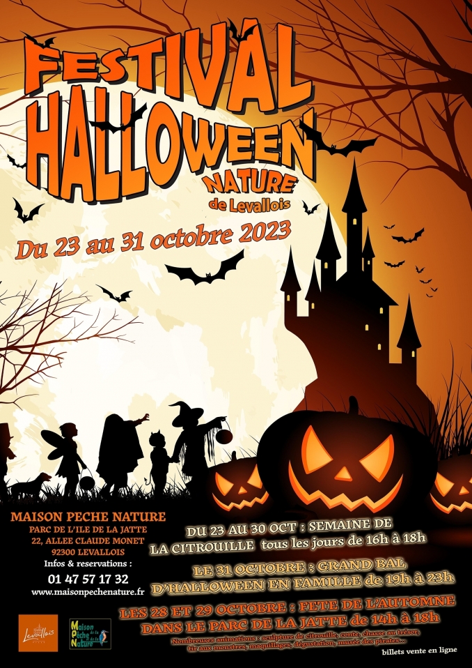 Festival Halloween - 21 au 31 octobre 2024 - Maison Pêche et Nature 92