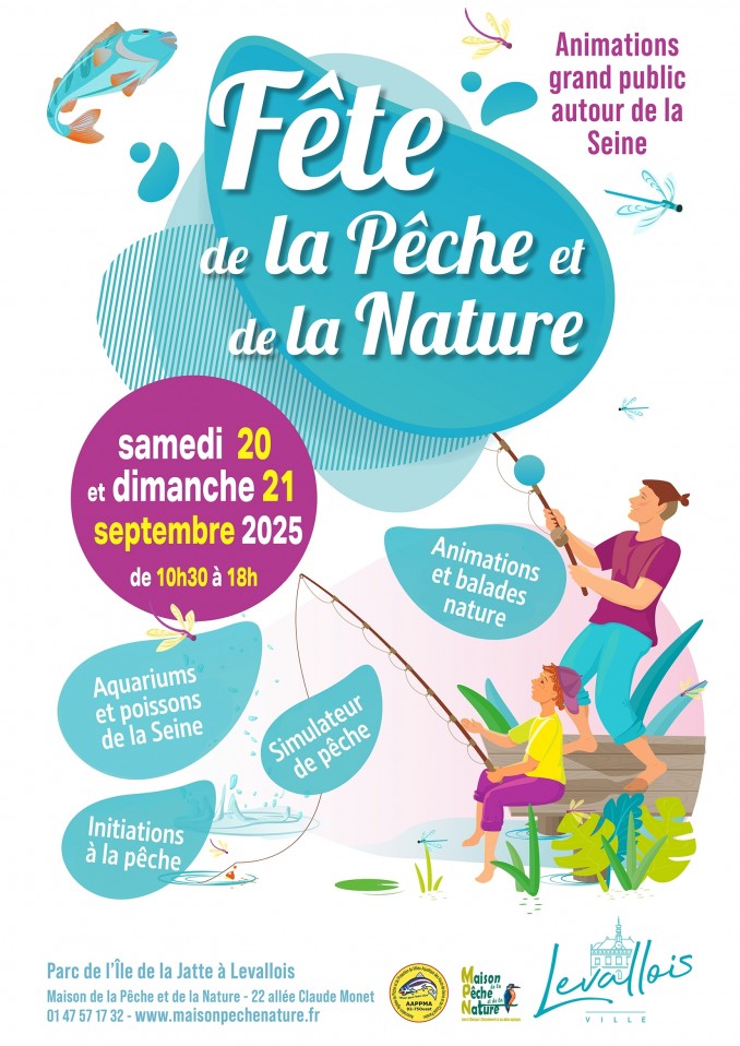 Fête de la Pêche et de la Nature - 20 et 21 septembre 2025 - Maison Pêche et Nature 92
