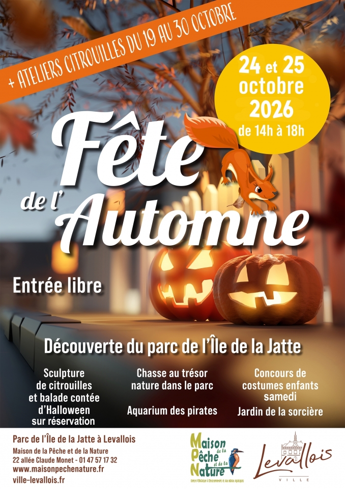 Festival des Citrouilles 19 au 30 octobre 2026 - Maison Pêche et Nature 92
