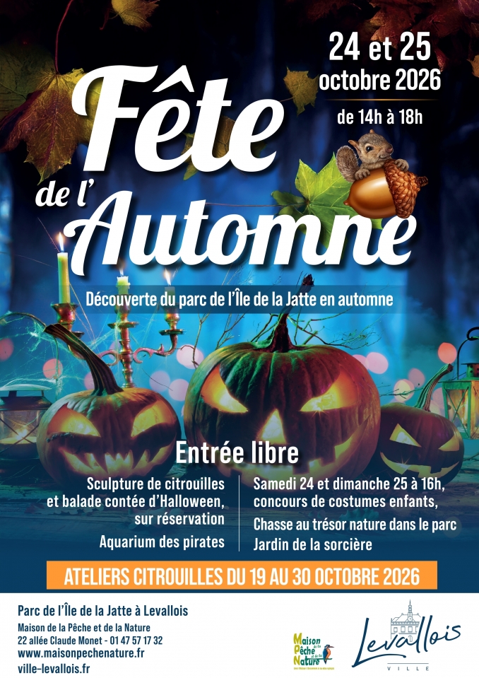 Festival des Citrouilles 19 au 30 octobre 2026 - Maison Pêche et Nature 92